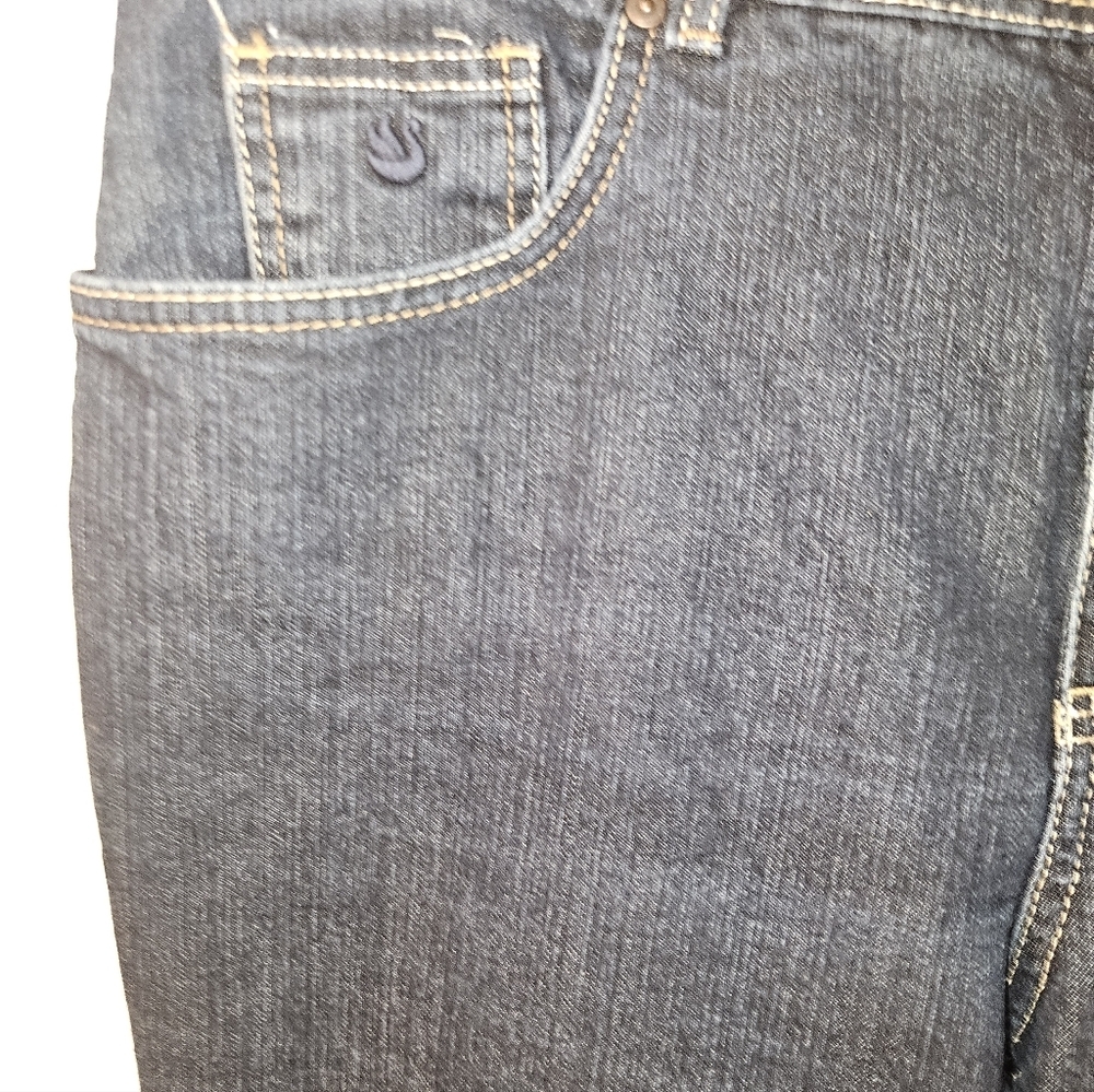 Gloria Vanderbilt Womans Dark Blue Jeans Size 14 - Picture 5 of 12